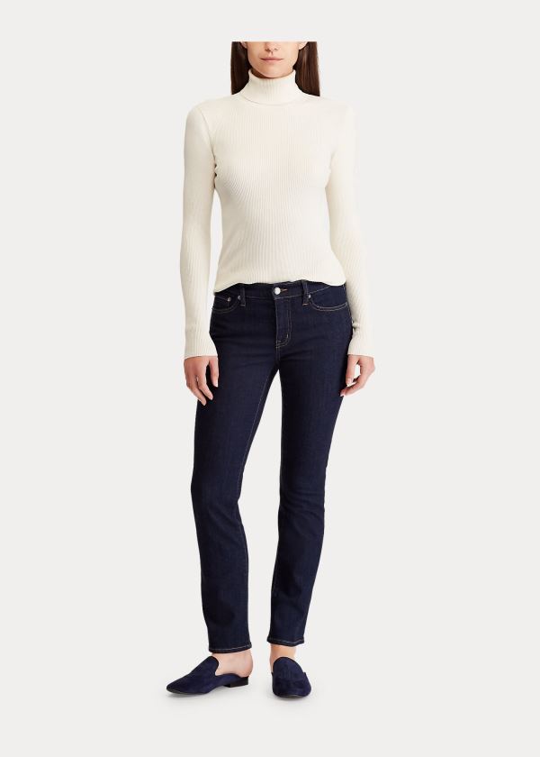 Ralph Lauren Slimming Modern Curvy Jeans Dame Danmark (TLRYN4391)